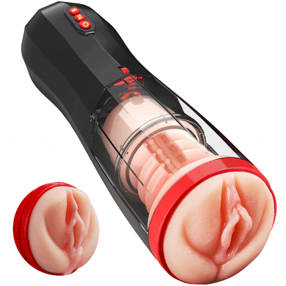 ROKA - Saugen Vibrieren Stoßen Vokalisierung 4 IN 1 Cup Masturbator
