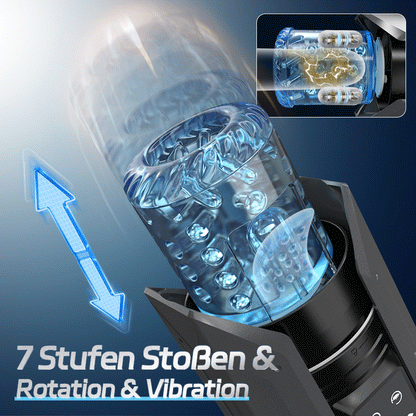 King -100% Wasserdicht 4 IN 1 Automatischer Masturbator für Männer
