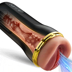 5 Sucking 10 Vibrating Simulated Vagina Eingang Männliche Masturbation Cups