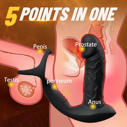 9-Frequenz-Oszillations- und Vibrations-Analvibrator mit Penisring