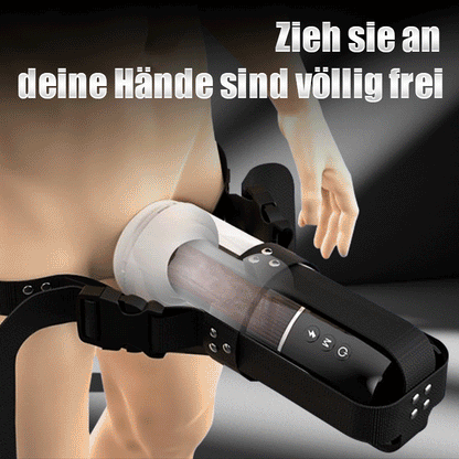 Saith - 7-stoßender und vibrierender, erhitzender Vocal-Masturbationsbecher